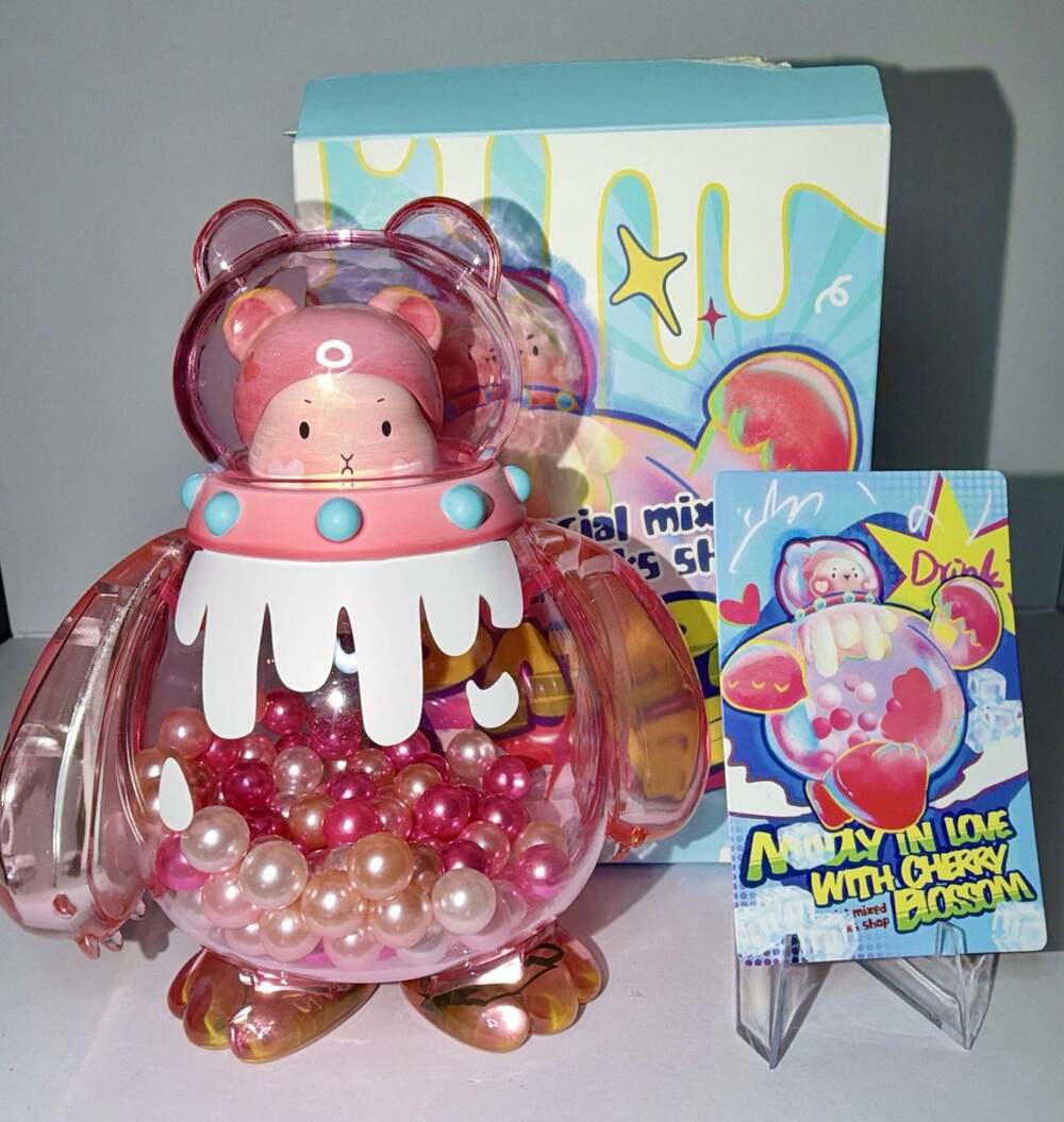 Heyone PaiPai Bear Special Mixed Drinks Shop Madly In Love With Cherry Blossom